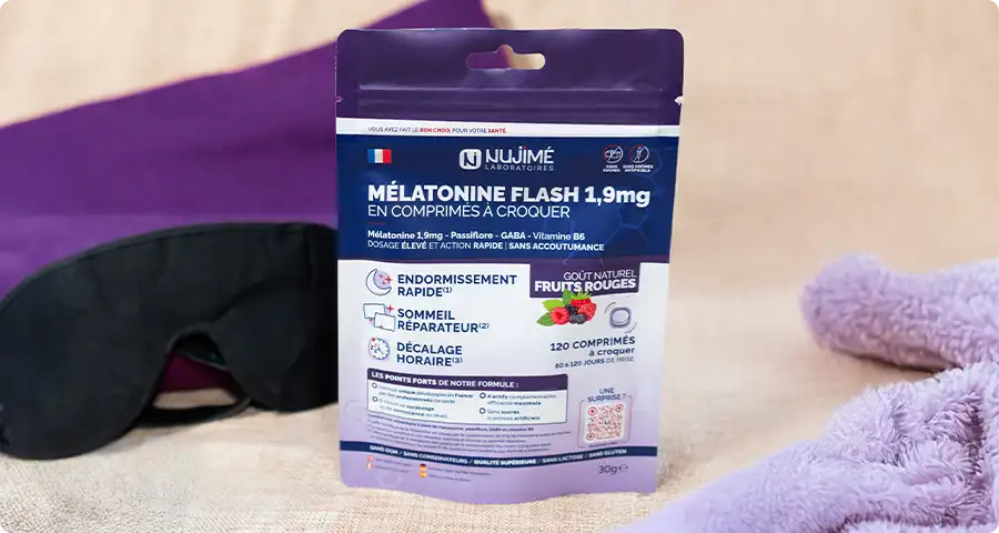 Les bienfaits de notre Mélatonine Flash 1,9mg