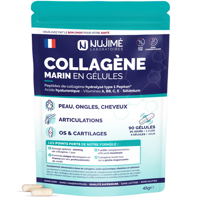 Collagene Marin gelules Nujime Laboratoires