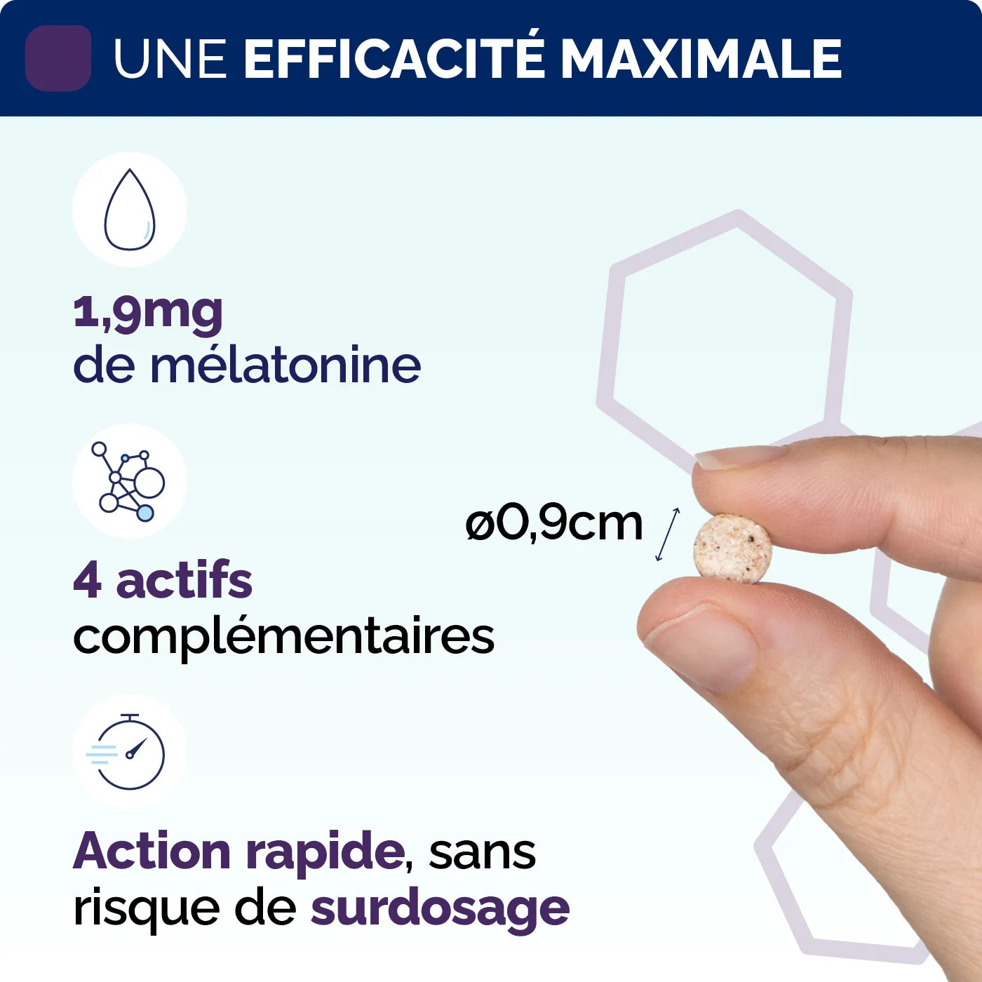 Efficacite Melatonine Flash 1,9mg comprimes Nujime Laboratoires