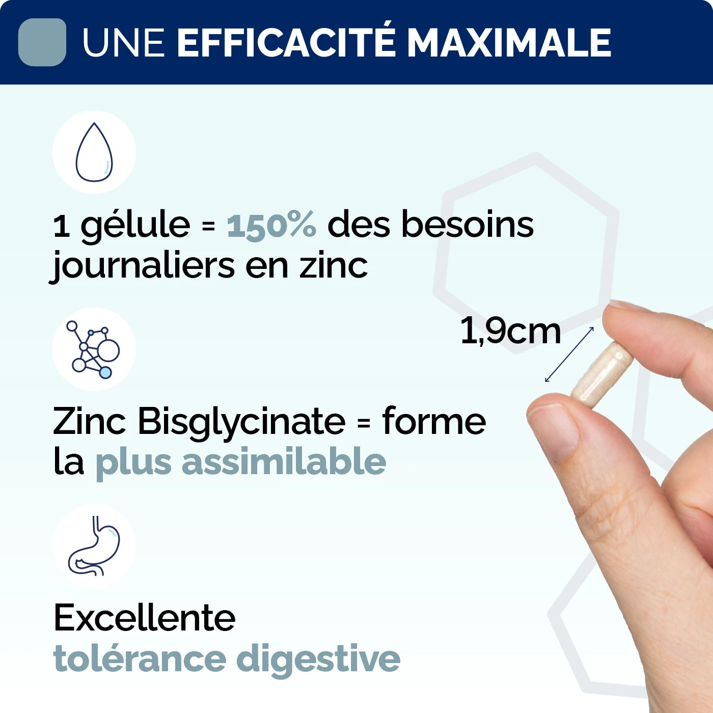  Zinc Bisglycinate gelules Nujime Laboratoires