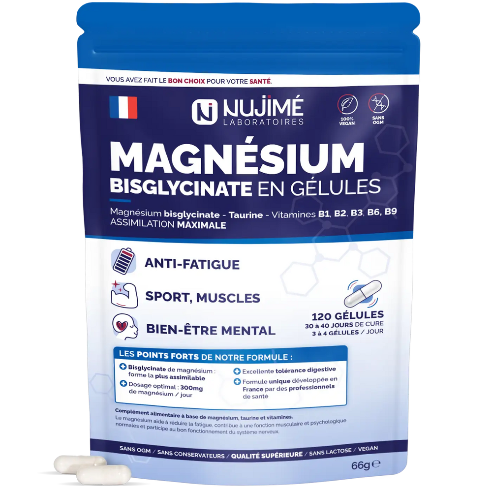 Magnesium Bisglycinate gelules Nujime Laboratoires