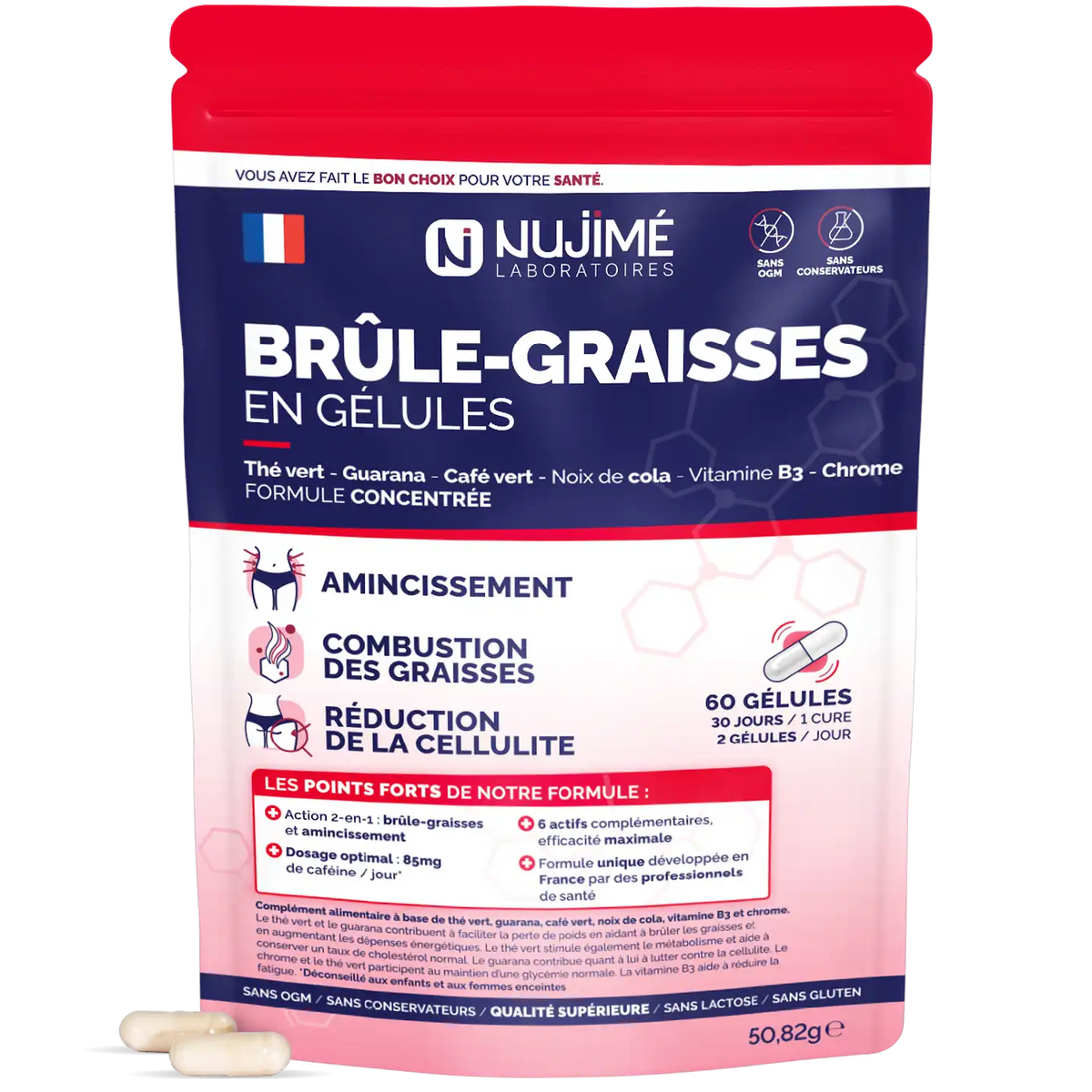 Formule brule-graisses Nujime Laboratoires
