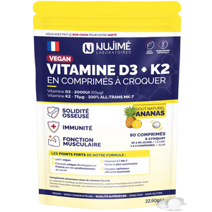 Vitamine D3 + K2 Vegan