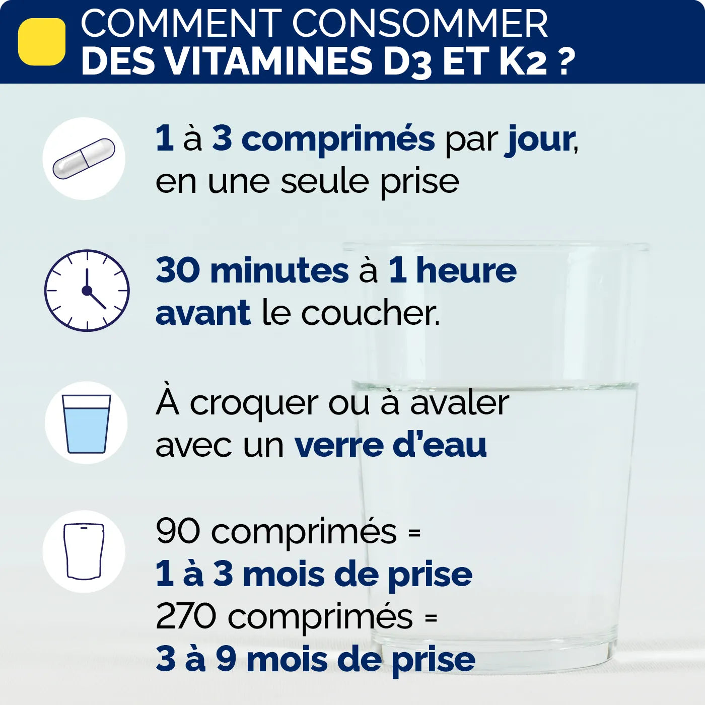 Comment consommer vitamine D3 K2 comprimes Nujime Laboratoires 