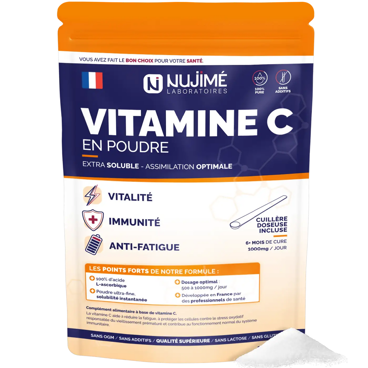Vitamine C poudre Nujime Laboratoires